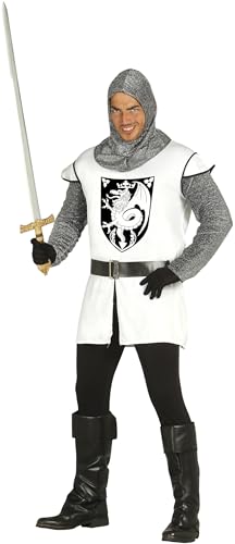 Déguisement Chevalier Médiéval Blanc Adulte Unique