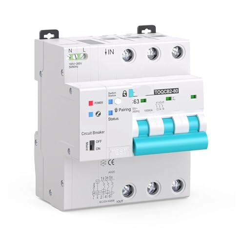 Disjoncteur de mesure rail DIN interrupteur de réenclenchement automatique 3P triphasé