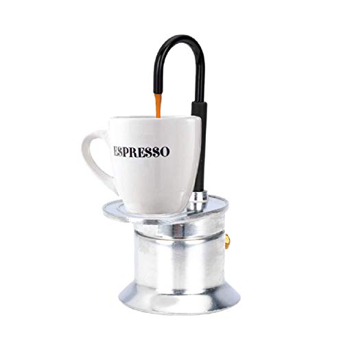 Mini Coffee Espresso Maker Aluminum -For 1 Cup 50 cc