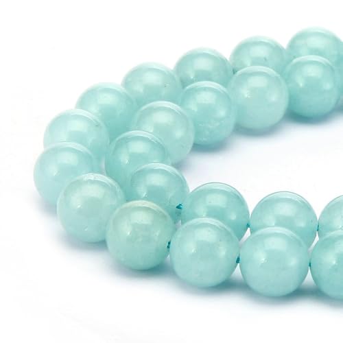 Image of 180pcs Adabele Lab Created Blue Amazonite Gemstone 4mm (0.16 Inch) Round Beads