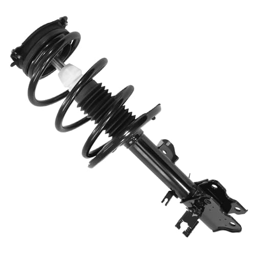 Image of Detroit Axle - Front Struts Control Arms Kit for 2011-2017 Nissan Quest 2 Lower Control Arms with Ball Joints 2 Struts with Coil Spring 2012 2013 2014 2015 2016 Replacement