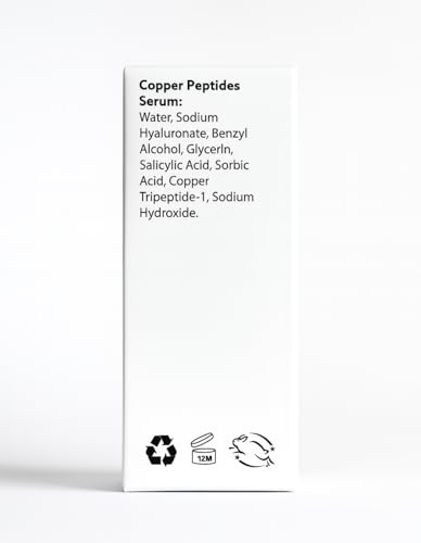 Copper Peptides Serum for Face – Anti-Aging & Skin Repair Serum with Hyaluronic Acid – Tightens, Firms & Boosts Collagen – Fragrance-Free, Made in USA – 1 fl oz - Image 3