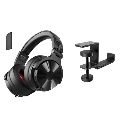 OneOdio Studio Max 1-20MS Low-Latency Wireless DJ Headphones and MTL99 Foldable Headphone Stand