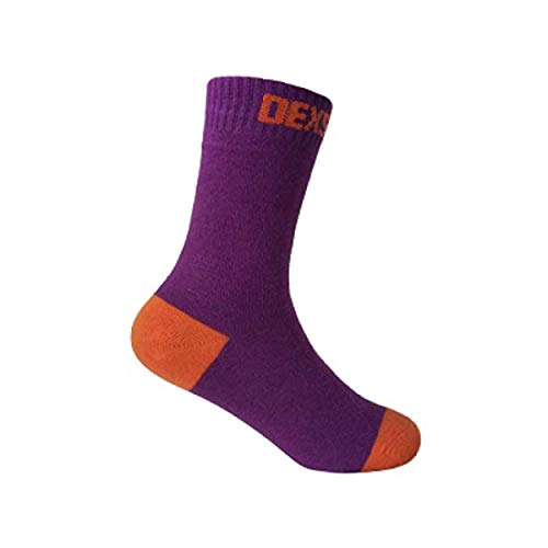 DexShell Waterproof Ultra Thin Socks - Purple/orange - Medium