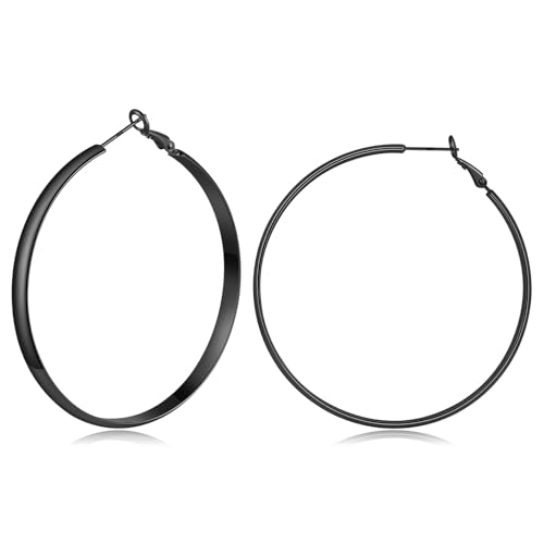 Image of Gacimy Gold Hoop Earrings for Women with 925 Sterling Silver Post