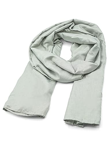 Halsa EMF Protection Scarf Silver Fiber Fabric, RF Blocking Radiation Protection from 5G, 4G, WiFi, Cellular, Bluetooth. High Shielding Efficiency, Unisex. Multiple Ways To Wear.