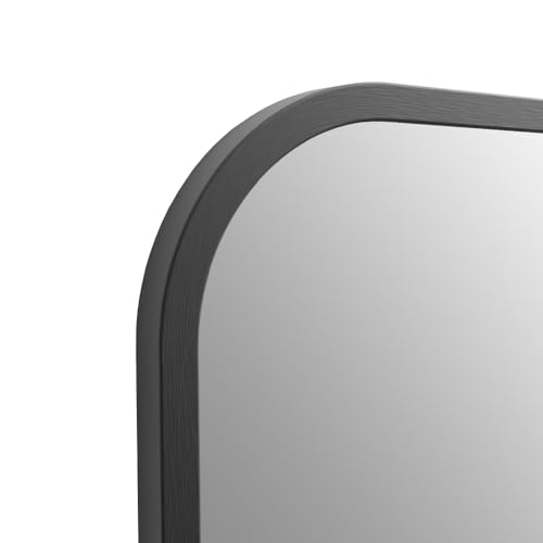 Talos Picasso Design Mirror Black 60 x 80 cm Aluminium Frame for Timeless Ambience Perfect Bathroom Mirror and Wall Mirror - Image 4