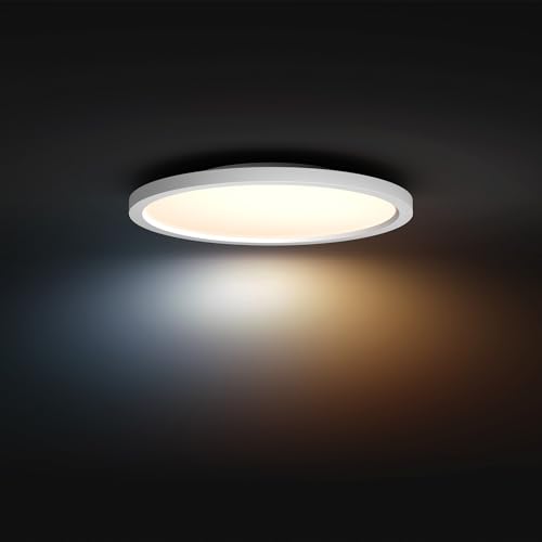 Philips Hue Aurelle White Ambiance Round 24.5W Panel Light, white, Bluetooth, Works with Alexa, Google Assistant and Apple HomeKit, New Generation 2