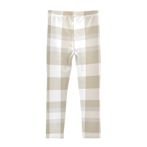 Brown Taupe Plaid Girl Shorts Cotton Cartwheel Shorts Streetwear for Performance2