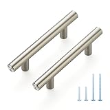 JOY DECOR 30 Pack 5 Inch Cabinet Pulls with 3 Inch Hole Center Stainless Steel Kitchen Cabinet Handl