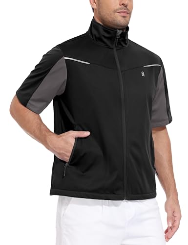 Image of Little Donkey Andy Men's Short Sleeve Softshell Golf Jacket