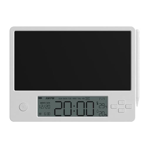 Maizoon Electronic Calendar with LCD Large Writing Tablet Charging Model Digital Clock Date Display Multifunctional Wordpad Ideal for Student Home Office Work