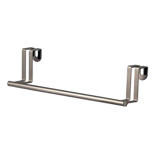 Spectrum Diversified Door Bar No-Installation Kitchen, Cabinet Rack With Padded Brackets, Bathroom Towel Stand, Brushed Nickel #TOP1