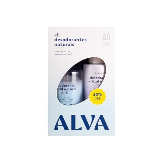 Alva Kit Desodorante Natural - 120g/120ml