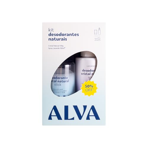 Alva Kit Desodorante Natural - 120g/120ml