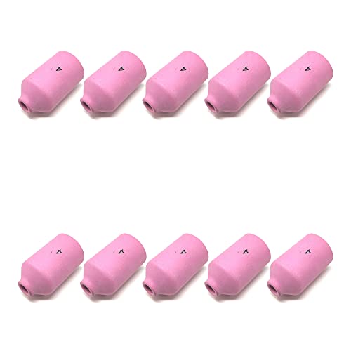 Miniatura 6 de Elcan 10 Toberas Cerámicas 54n18 Gas Lens Gr4 Para Soldadura Con Diámetro Interior De 6,5 Mm Para Antorcha Tig Serie Wp 17 18 Y 26. Consumibles Y Accesorios Profesionales Para Soldadura Tig.