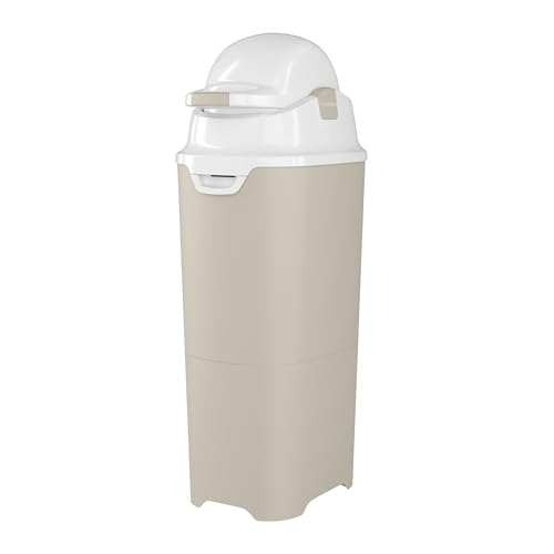 Foundations Tall Diaper Pail with Airtight Lid - Durable & Odorle...