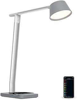 BLACK+DECKER Verve Designer Smart Desk Lamp, Works with Alexa Auto-Circadian Mode, True White LED + 16M RGB Co