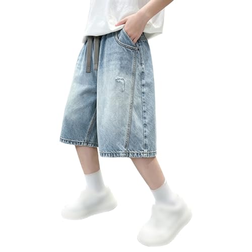 Short en jean avec poches confortables et taille stretch