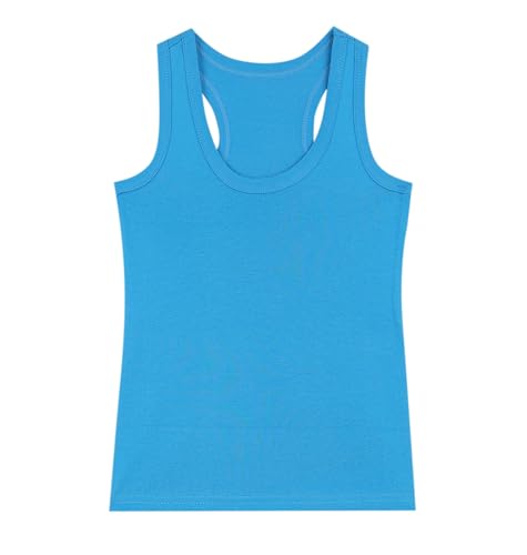 Image of Soft Undershirt Tank Top Cotton Sleeveless Shirts for Girls Or Boys