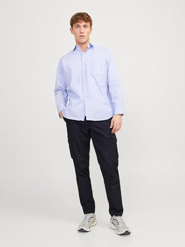 JACK & JONES Herren Jpstace Jjsummer Cargo Cargohose, Dark Navy, 31W / 32L – Ansicht 5