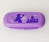  TUPPERWARE Prinzessin Box in Lila Brillenbox Etui Stifte + Kugelschreiber