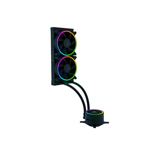 Razer Hanbo Chroma (360mm) - Refroidisseur de Liquide aRGB Tout en Un (Design AIO Ultime, Ventilateurs aRGB Silencieux et puissants, Refroidissement Liquide Silencieux, Support PWM) Chroma, 240MM