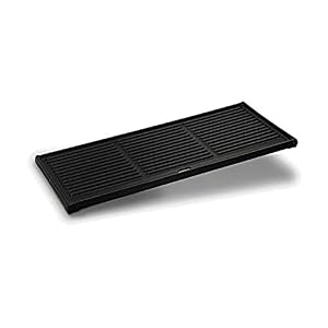 Enders Gietijzeren omkeerbare plaat voor gasbarbecue: KANSAS 3-pits, 1/3 grilloppervlak, grillaccessoire, grillplaat…
