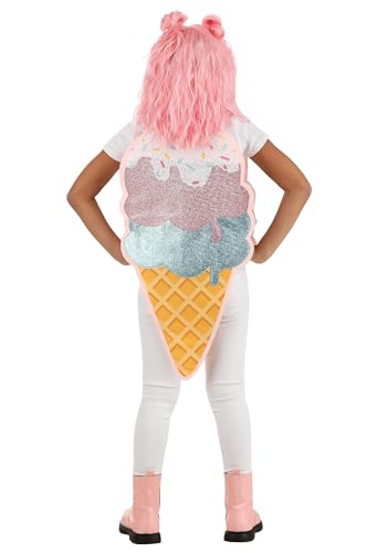 Disfraz de cartel sándwich helado para niño miniatura 4