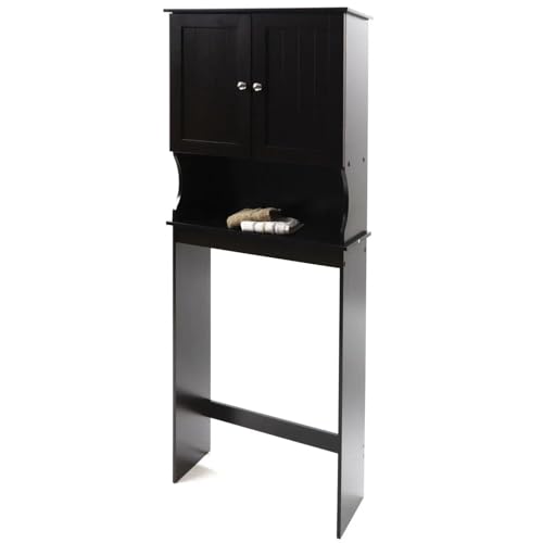 ZENGXJYCQINGJIANG Mueble de baño Armario for baño de Dos Puertas, Estante Ajustable, Organizador de Almacenamiento for baño Espresso, gabinete for baño y Cocina almacenaje de baño
