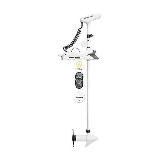 Minn Kota 1363708 Riptide Terrova Saltwater Electric-Steer Bow-Mount Trolling Motor with Digital Maximizer & i-Pilot GPS, 55 lbs Thrust, 60" Shaft