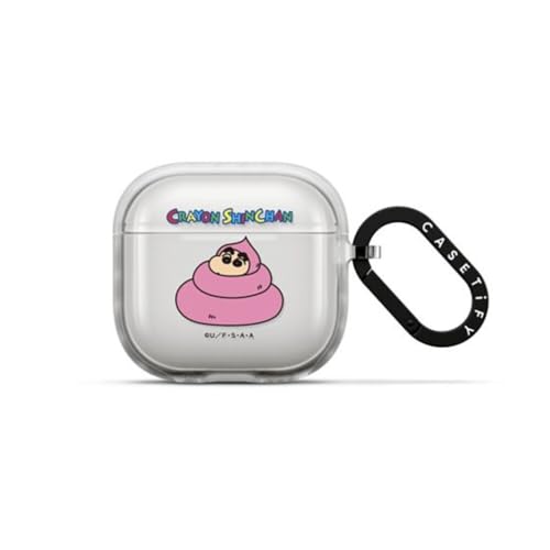 CASETiFY [Crayon Shin-chan Co-Lab] �C���p�N�g �P�[�X Airpods 4 - Shinchan Poop Earbuds Case - �t���X�g