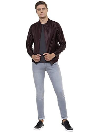 Image of Van Heusen Men's Polyester Standard Length Blouson Regular Jacket