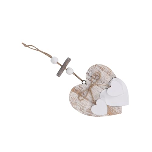 IMIKEYA Ornamenti di trucioli di Legno Decorazioni di Nozze Decorazione della Parete della Fattoria Decorazione delle Mani Decorazioni per la casa Ciondoli di Matrimonio Ciondolo in Legno Bambù