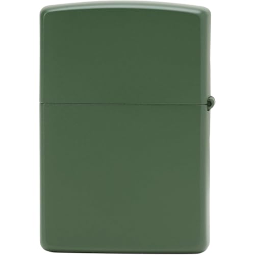 Encendedor Zippo Vintage en verde mate miniatura 3