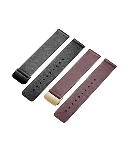 Bracelet de montre en cuir fin de vachette pour Longines et Tissot