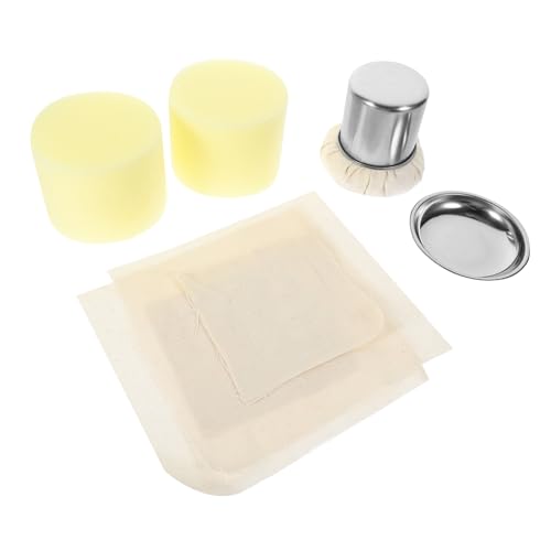 DONFAMDS Brocha Para Aceite De Panqueques y Barbacoa Acero Inoxidable Núcleo Reemplazable y Paño Base Para Untar Aceite En Cocina Hogar Accesorios Prácticos