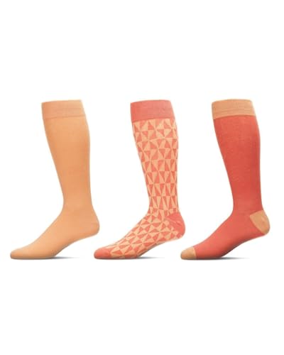 MeMoi Kaleidotones Cotton Blend Crew Sock 3 Pack