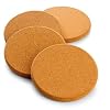 6 Pieces Round Cork Coasters 10 cm Cork Coasters Set for Hot Pots Pans Kettles and Potted Plants DIY Art Crafts for Home Wall Decoration