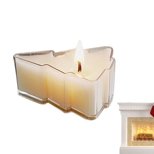 Sillas para velas de aromaterapia en forma de árbol | Decoración navideña artesanal, decoración estacional para dormitorio, aula, salón, fiesta, oficina, apartamento dormitorio, idea de regalo para