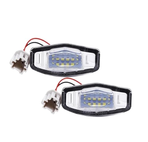 Luces de matrícula LED blanca para Honda Accord Sedan 4 Puertas y Odyssey