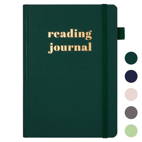 Reading Journal with 75 Book Review, Book Journal for Book Lovers, Readers - Review Prompts & Daily...