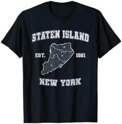 Staten Island NY Vintage Retro New York T-Shirt