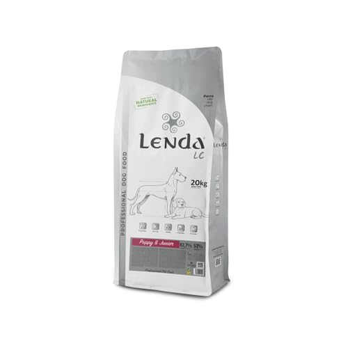 Lenda LC Puppy & Junior 20 kg - Pienso Natural para Perros Cachorros - Comida para Perros Bebes Completa y Equilibrada - Pienso para Perritos de Todas Las Razas - Ideal para Camadas