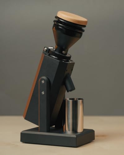 Image of Turin SK40 Single Dose Grinder | 40mm Stainless Steel Conical Burrs, Stepless Adjustment, Tilted Base, Low Retention - Black or White (Black)