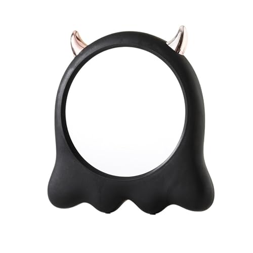 PLHBVDFWE Little Devil Desktop Makeup Mirror Can Be Hanged Or Standed Lightly Luxurious Beauty Girls Dressing Mirror
