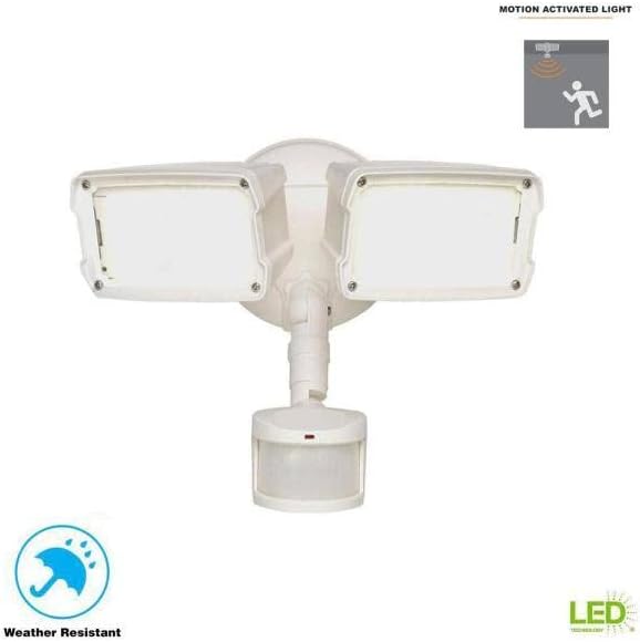 ไฟสปอตไลท์ LED รักษาความปลอดภัย Defiant พร้อมระบบตรวจจับความเคลื่อนไหว