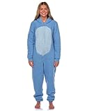 Disney Winnie The Pooh Adult Eeyore Sherpa Cosplay Costume Union Suit Pajama MD Blue