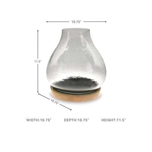 Signature Design by Ashley Adalisen Hammered Glass Candle Holder - image 2