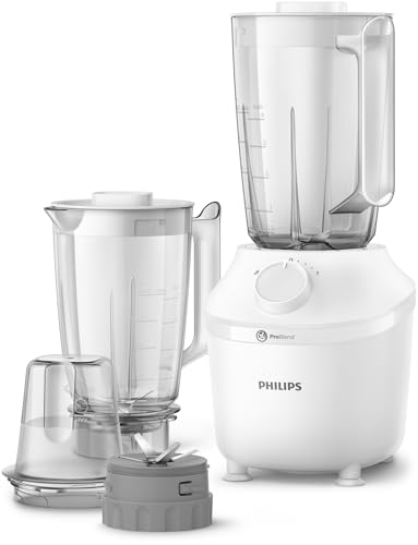 Philips 3000 Series Blender HR2041/50 ProBlend System Ice Crushing in 45s 1.9L Capacity 450W Pulse Setting Plastic Jar